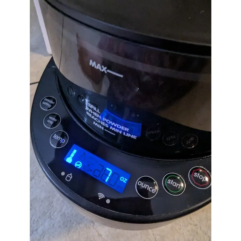 Baby Brezza Formula Pro Advanced Black Formula Dispenser Good Missing Platform